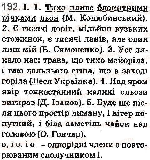 фото задание 192 - § 22. сполучення йо, ьо - фонетика. орфоепія. графіка. орфографія