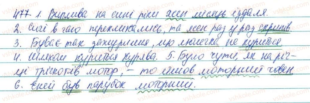 фото задание 477 - § 51. омоніми - лексикологія