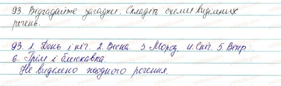 фото задание 93 - § 10. сполучник - повторення вивченого в початкових класах