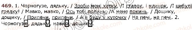 фото задание 469 - § 44. звертання. непоширені й поширені звертання. розділові знаки при звертанні (повторення) - відомості із синтаксису та пунктуації