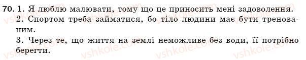 фото задание 70 - § 12. типи висловлювань - текст