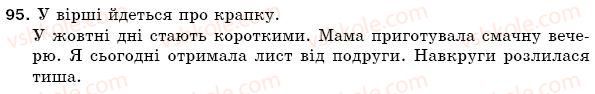 фото задание 95 - § 16. види речень за метою висловлювання. окличні рчення. розділові знаки в кінці речення - синтаксис. пунктуація