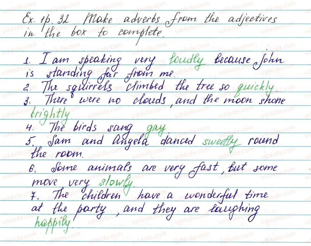 фото задание ex1p32 - lesson 2. an ordinary family - unit 1. family and friends