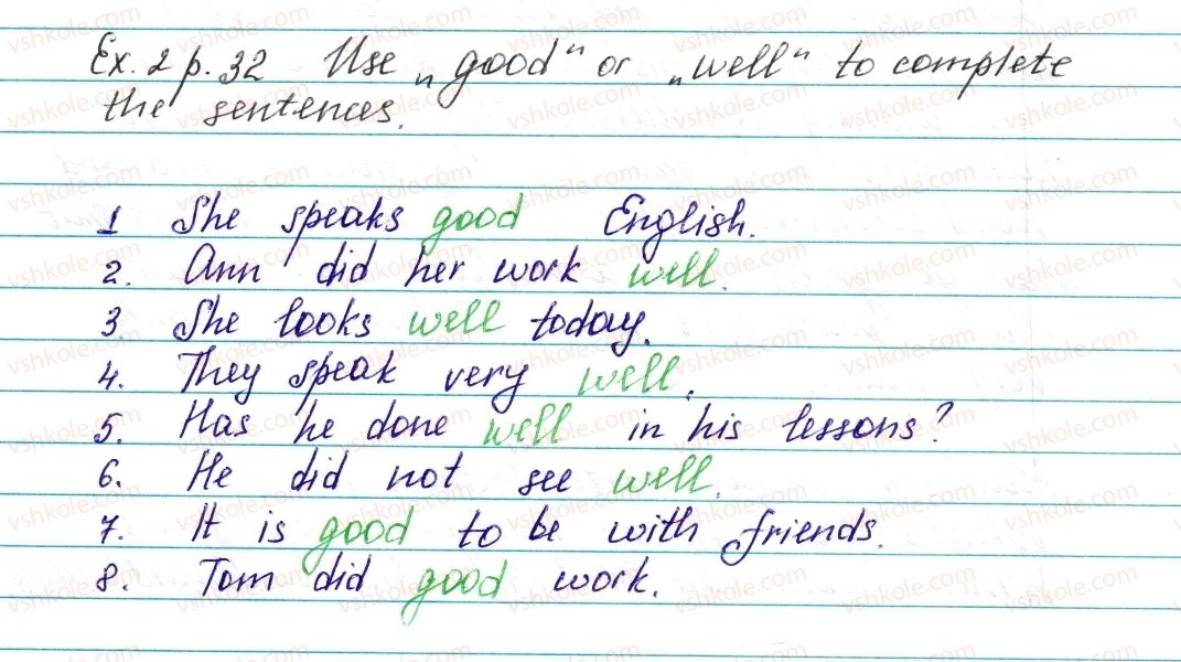 фото задание ex2p32 - lesson 2. an ordinary family - unit 1. family and friends