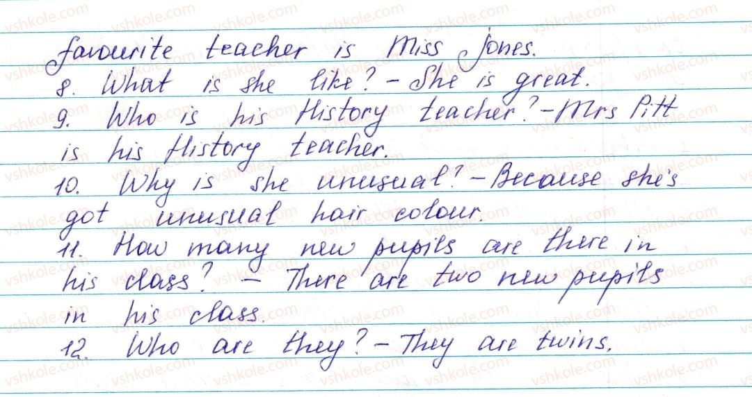 фото задание ex5p59 - lesson 1. my school days - unit 2. school is cool!
