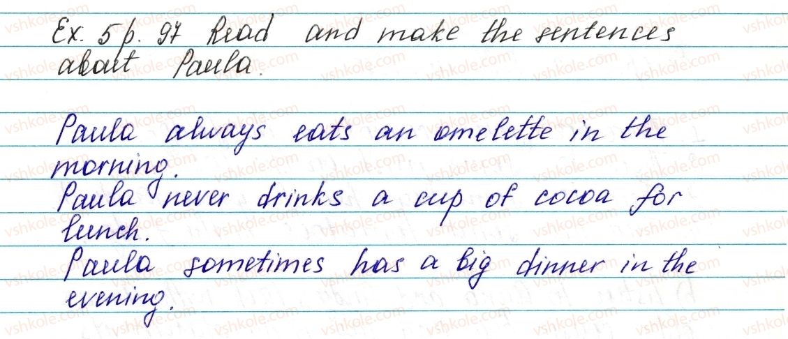 фото задание ex5p97 - lesson 1. yummy! - unit 3. cafes and shops