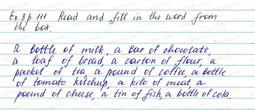 фото задание ex3p111 - lesson 2. going shopping - unit 3. cafes and shops
