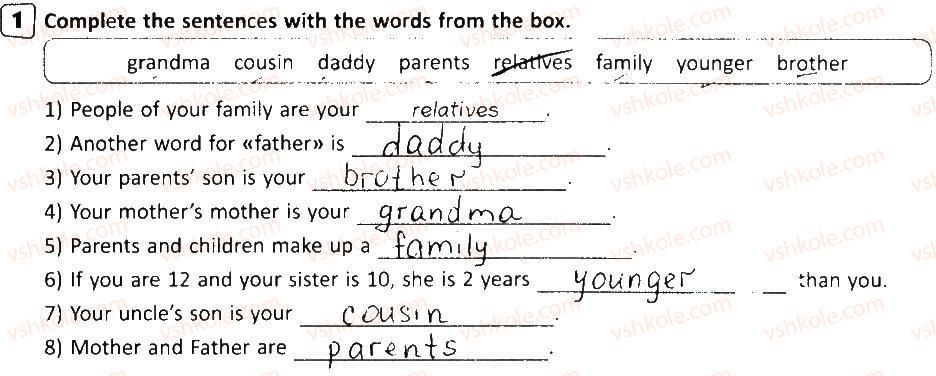 фото задание 1 - lesson 1 - my family and friends