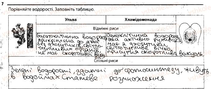 фото задание 7 - багатоклітинні організми - тема 2. одноклітинні організми