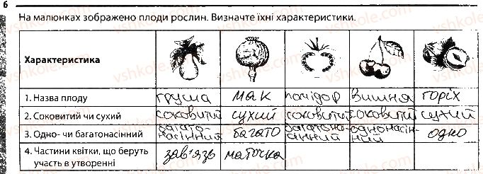 фото задание 6 - насінини і плоди - тема 3. рослини