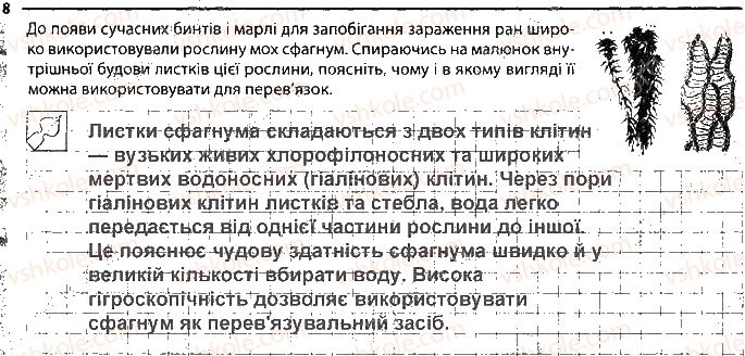 фото задание 8 - рослини, які розмножуються спорами - тема 4. різноманітність рослин
