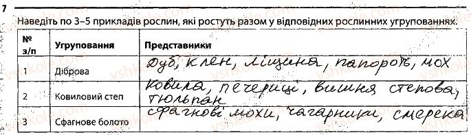фото задание 7 - рослинні угруповання. значення рослин - тема 4. різноманітність рослин