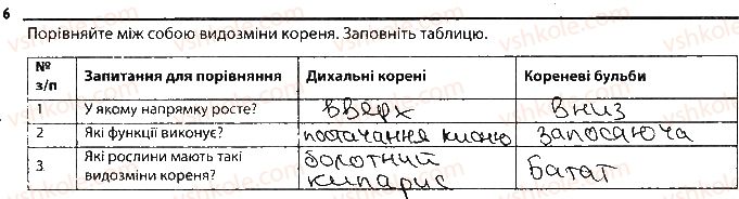фото задание 6 - варіант 1 - підсумкове узагальнення знань - тема 5. гриби