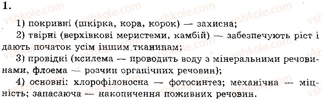 фото задание 1 - варіант 1 - а. завдання відкритого типу - тема 3. рослини