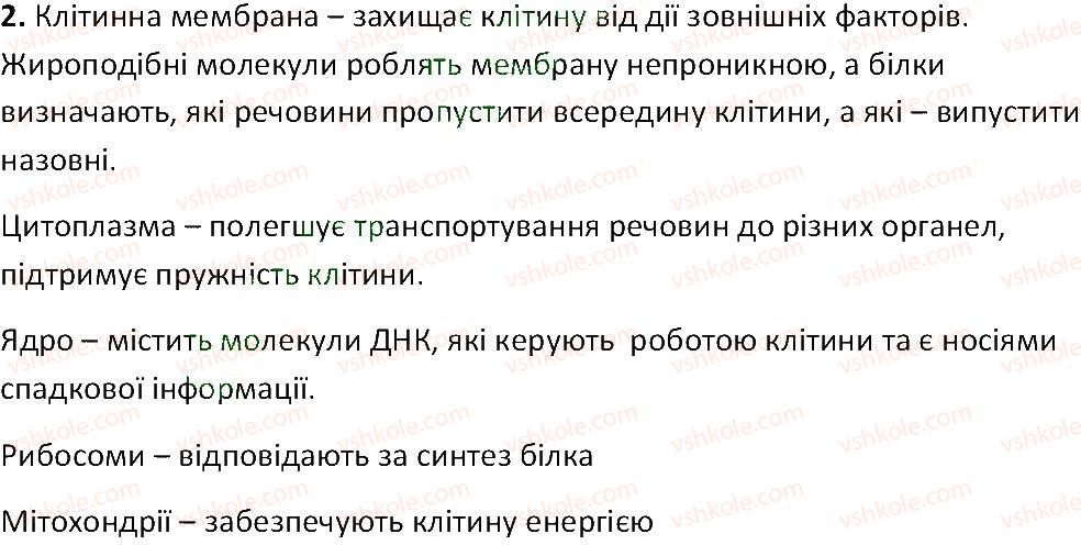 фото задание 2 - § 8. спільні ознаки рослинної і тваринної клітини - тема 1. клітина