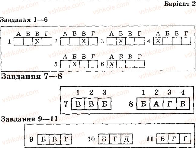фото задание варіант2 - тематичне оцінювання № 2 - тематичне оцінювання