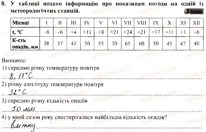 фото задание 8 - варіант 1 - тематичний контроль досягнень № 4 - вкладиш. зошит для тематичного контролю