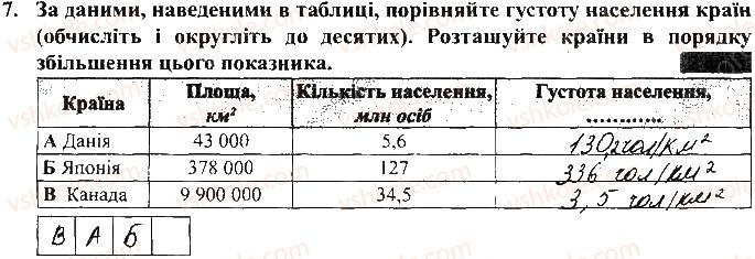 фото задание 7 - варіант 1 - тематичний контроль досягнень № 7 - вкладиш. зошит для тематичного контролю