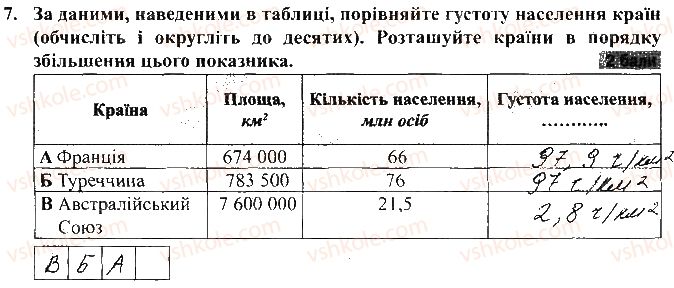 фото задание 7 - варіант 2 - тематичний контроль досягнень № 7 - вкладиш. зошит для тематичного контролю