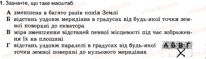 фото задание 1 - варіант 4 - розділ 2. земля на плані і карті
