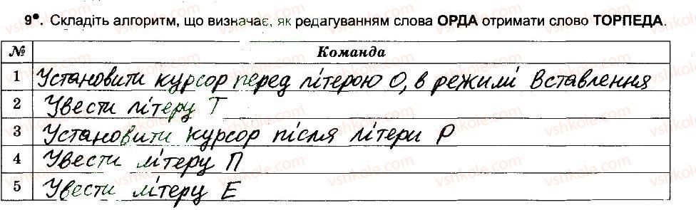 фото задание 9 - створення текстового документа. уведення та редагування тексту - розділ 4. текстовий процесор