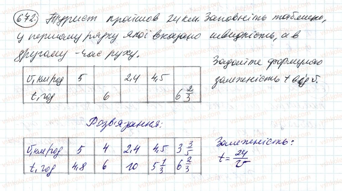 фото задание 672 - 22. пряма і обернена пропорційна залежність - § 3. відношення і пропорції