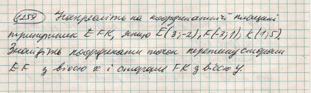 фото задание 1259 - 45. координатна площина - § 4. раціональні числа і дії з ними