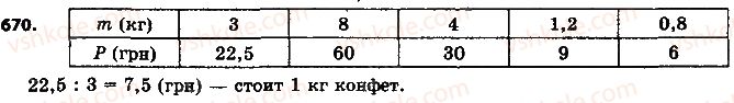 фото задание 670 - 22. прямая и обратная пропорциональные зависимости - § 3. отношения и пропорции