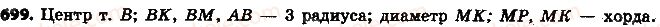 фото задание 699 - 24. окружность и круг - § 3. отношения и пропорции