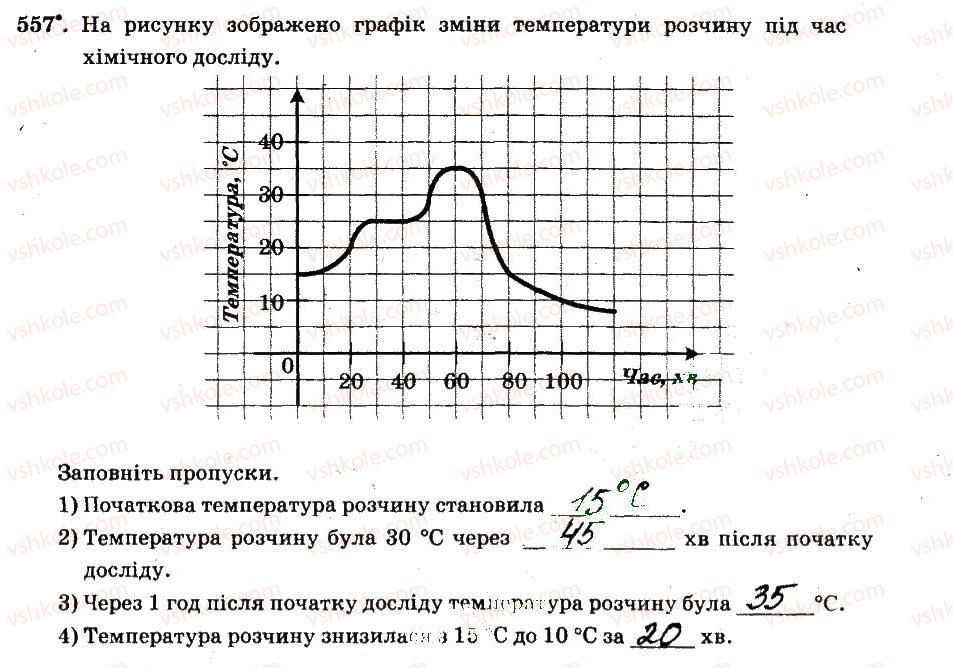 фото задание 557 - § 4. раціональні числа і дії з ними - частина 2