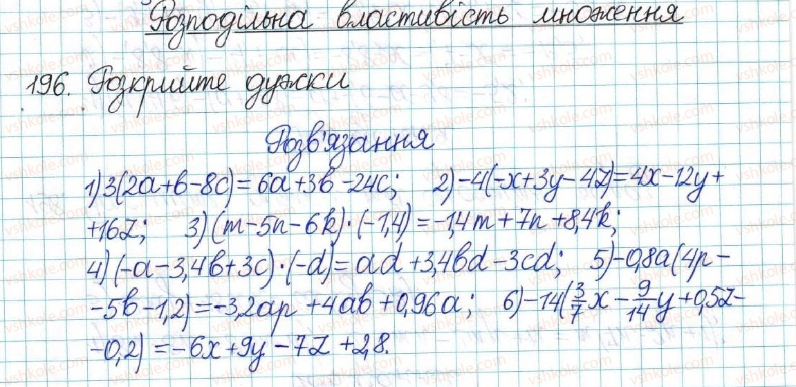 фото задание 196 - варіант 2 - вправи
