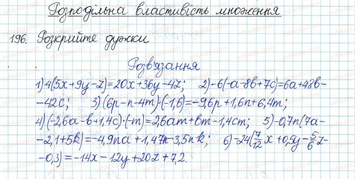фото задание 196 - варіант 3 - вправи