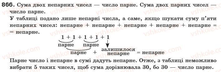 фото задание 866 - § 25. додатні та від'ємні числа - раціональні числа