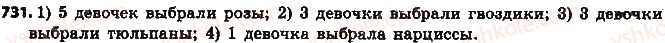 фото задание 731 - § 17. диаграммы - глава 3. отношения и пропорции