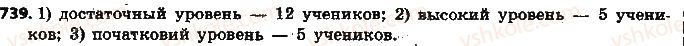 фото задание 739 - § 17. диаграммы - глава 3. отношения и пропорции