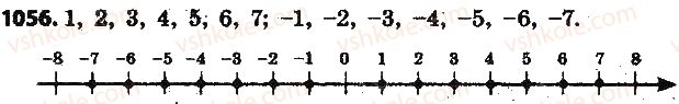 фото задание 1056 - § 24. целые числа - глава 4. рациональные числа и действия над ними