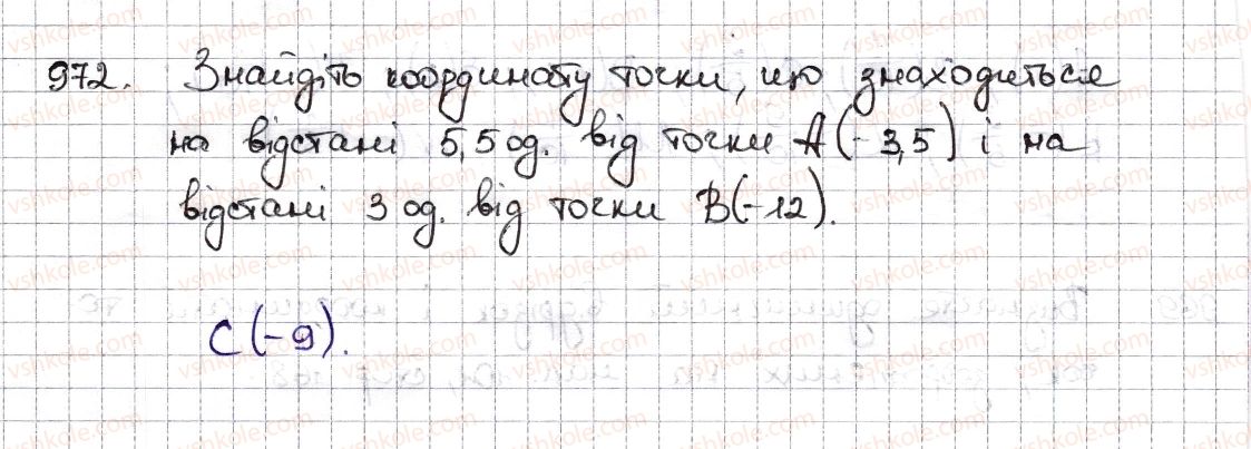 фото задание 972 - § 22. координатна пряма - розділ 4. раціональні числа та дії з ними