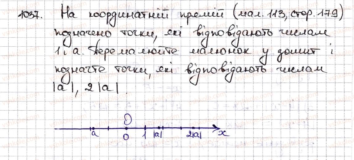 фото задание 1037 - § 23. модуль числа - розділ 4. раціональні числа та дії з ними