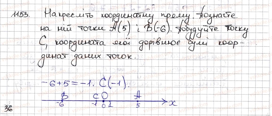 фото задание 1153 - § 26. додавання раціональних чисел - розділ 4. раціональні числа та дії з ними