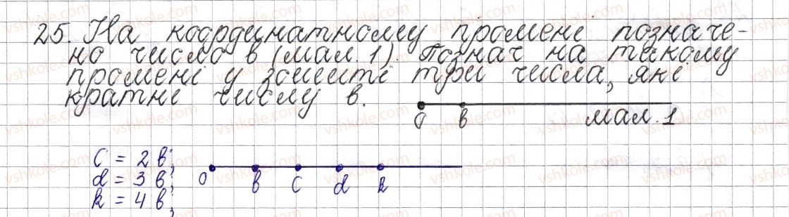 фото задание 25 - § 1. дільники і кратні натурального числа - розділ 1. подільність натуральних чисел