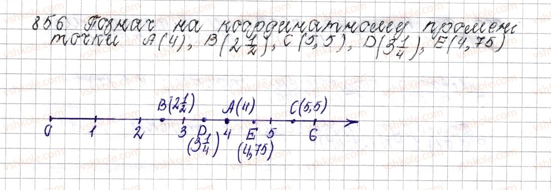 фото задание 856 - § 33. додатні та від’ємні числа. число 0 - розділ 4. раціональні числа і дії над ними