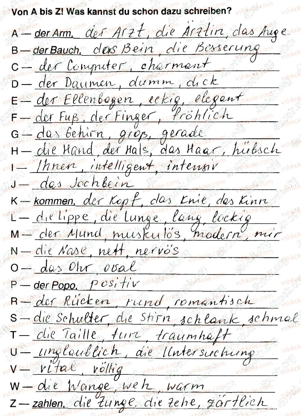 фото задание 1 - stunde 9 - modul 5. der mensch
