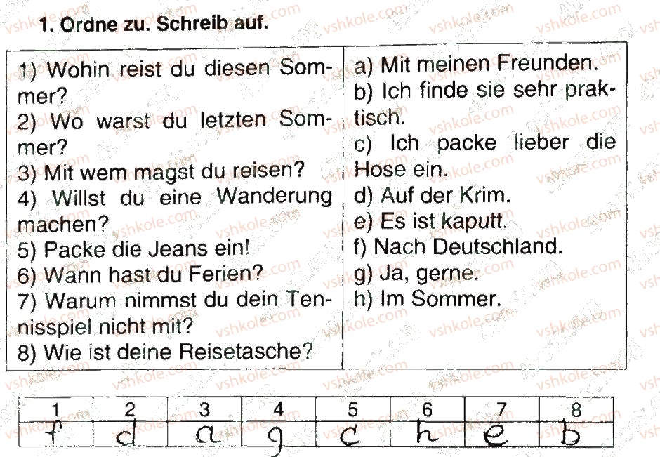 фото задание 1 - stunde 8 - modul 7. bald sind die sommerferien!