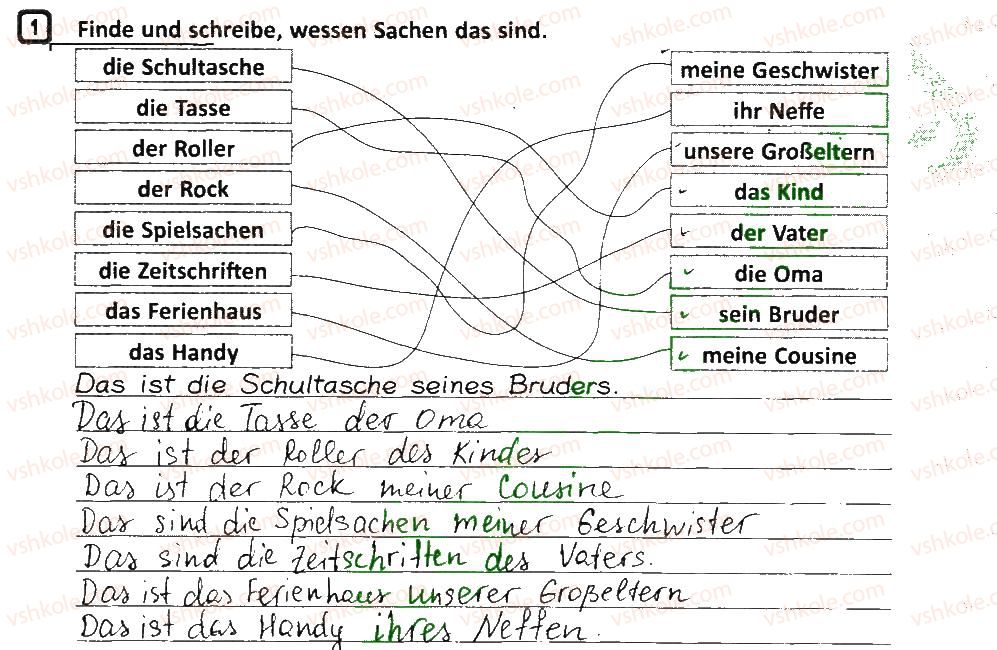 фото задание 1 - stunde: wem gehören die sachen? - lektion 1