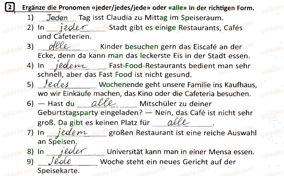 фото задание 2 - stunde: hier kann man essen - lektion 3