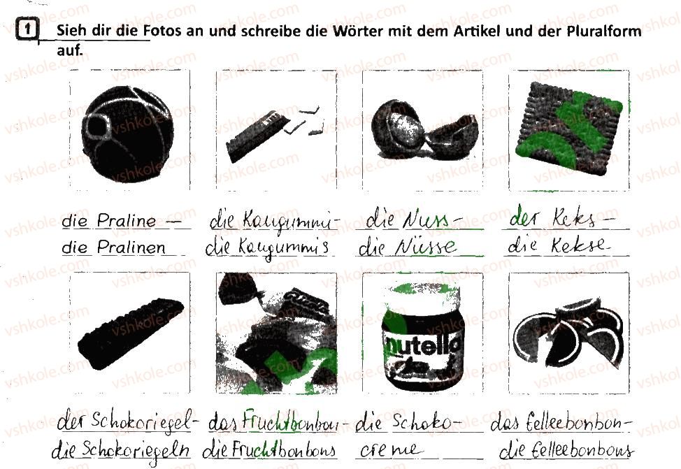 фото задание 1 - stunde: ich mag süßigkeiten - lektion 3