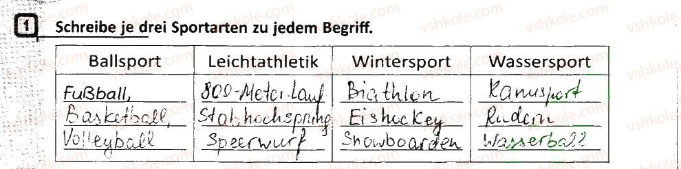 фото задание 1 - stunde: sport im fernsehen - lektion 4