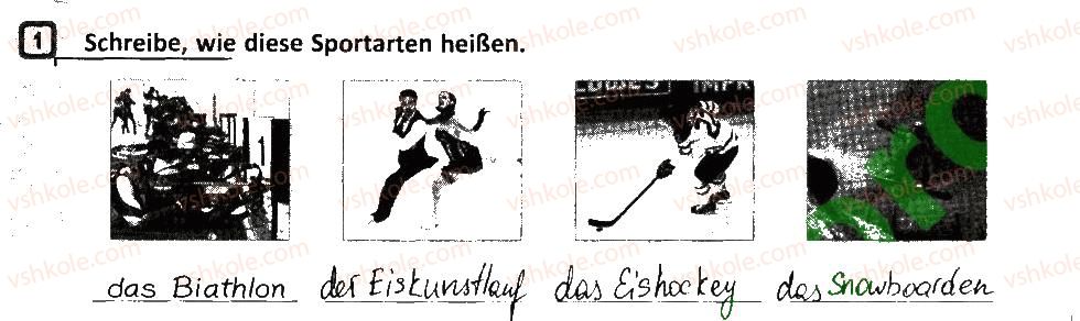 фото задание 1 - stunde: wintersportarten - lektion 4