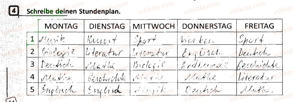 фото задание 4 - stunde: stundenplan - lektion 5