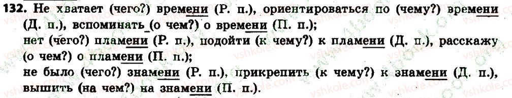 фото задание 132 - § 15. склонение имён существительных - имя существительное
